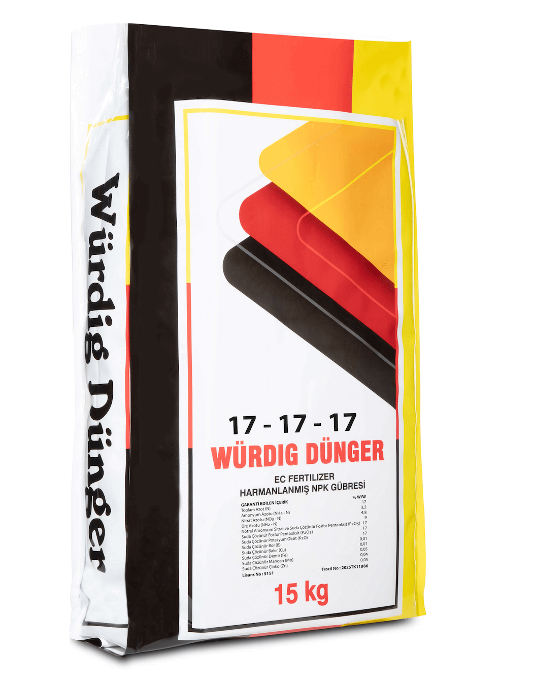 Würdig Dünger 17-17-17 Ausgewogene NPK Mischung